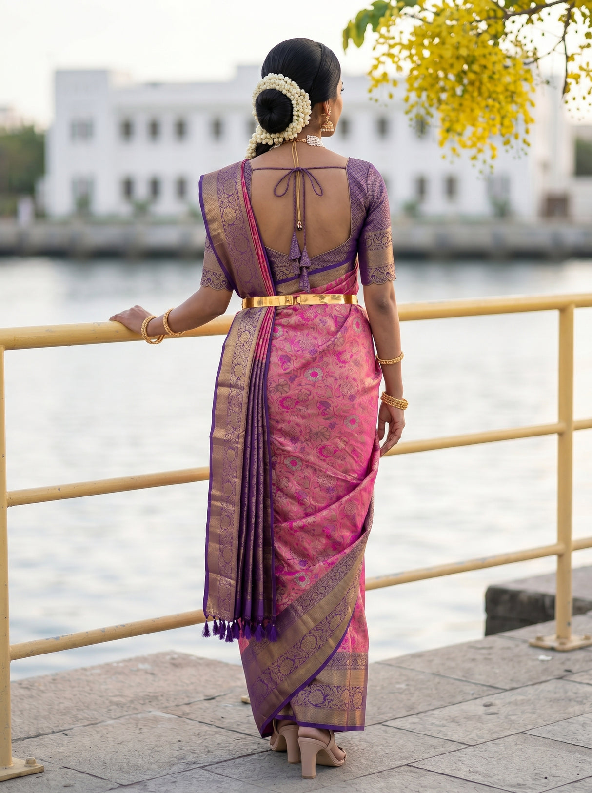 MIMOSA Saree Saree — pose 2 styling detail