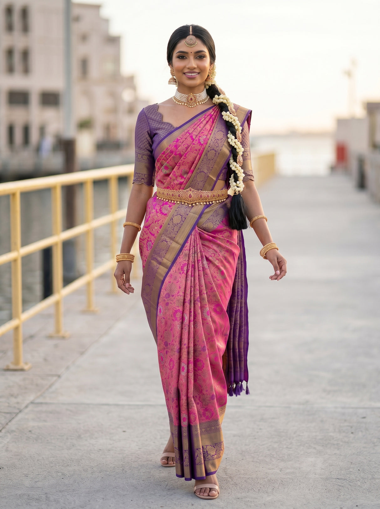 MIMOSA Saree Saree — pose 6 styling detail