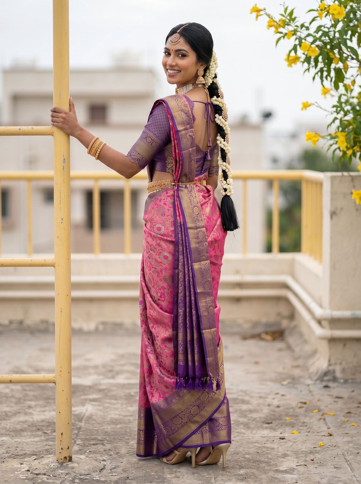 MIMOSA Saree Saree — pose 7 styling detail