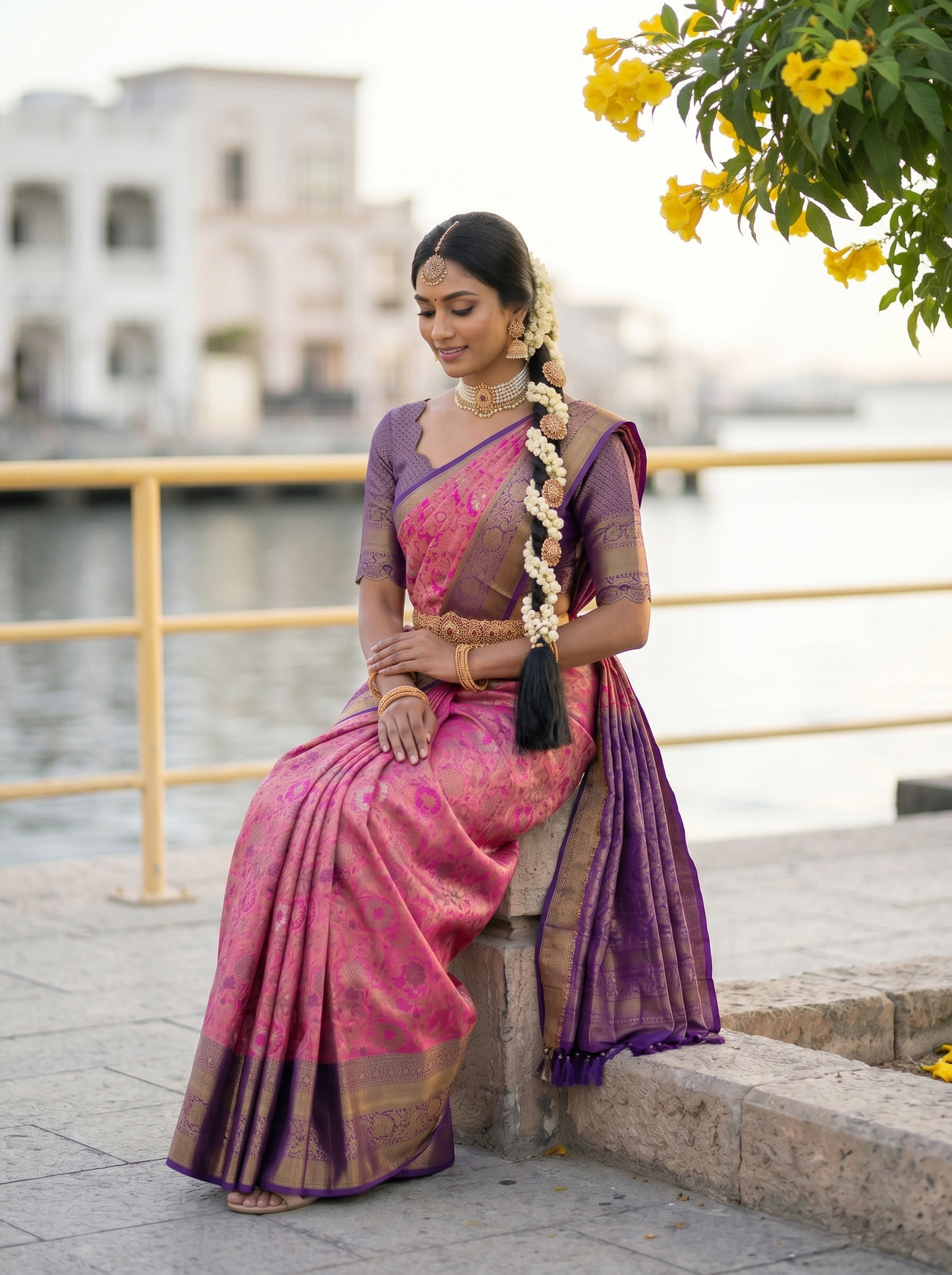 MIMOSA Saree Saree — pose 8 styling detail