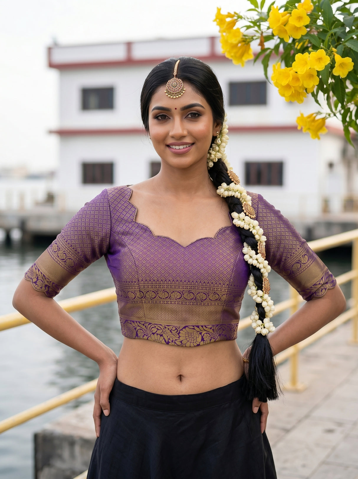 MIMOSA Saree Saree — blouse close-up