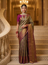 MIMOSA Saree Saree — front view on mannequin