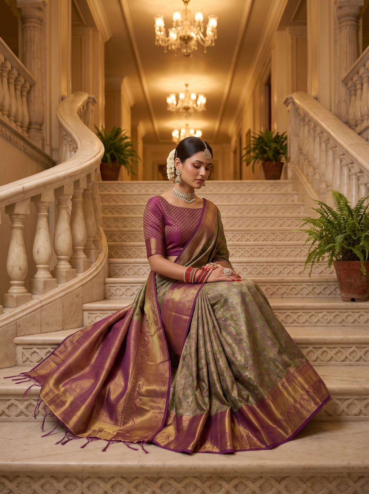 MIMOSA Saree Saree — pose 8 styling detail