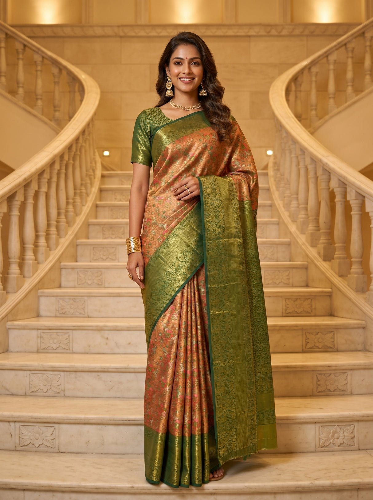 MIMOSA Saree Saree — front view on mannequin