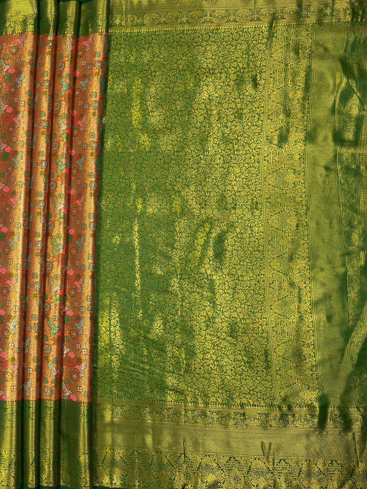 MIMOSA Saree Saree — pallu and zari work detail
