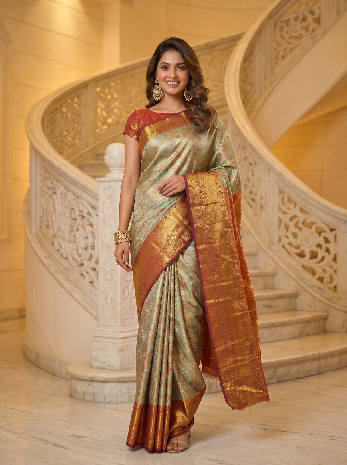 MIMOSA Saree Saree — pose 6 styling detail