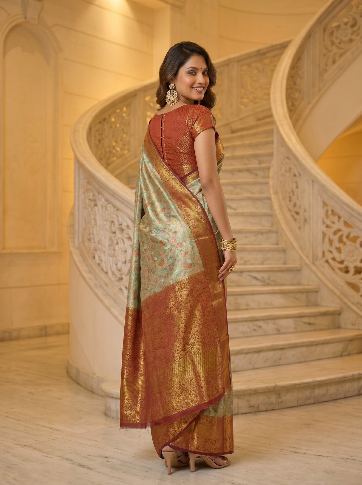 MIMOSA Saree Saree — pose 7 styling detail