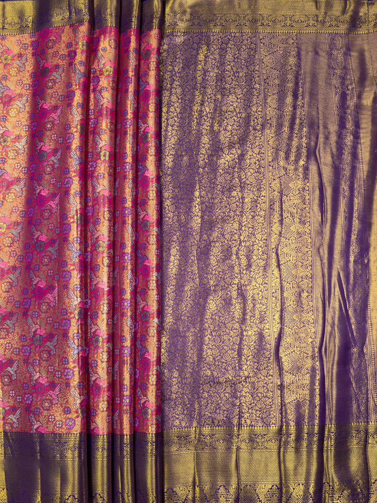 MIMOSA Saree Saree — pallu and zari work detail