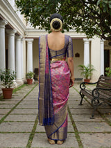 MIMOSA Rani Saree Saree — pose 2 styling detail