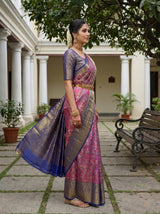 MIMOSA Rani Saree Saree — pose 3 styling detail