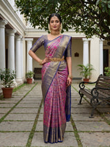 MIMOSA Rani Saree Saree — pose 4 styling detail