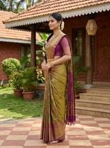 MIMOSA Green Saree Saree — pose 3 styling detail