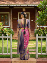 MIMOSA Rani Saree Saree — pose 2 styling detail