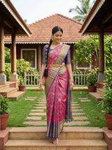 MIMOSA Rani Saree Saree — pose 6 styling detail
