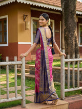 MIMOSA Rani Saree Saree — pose 7 styling detail