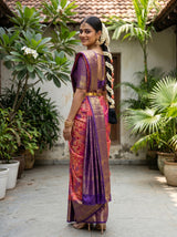MIMOSA Rani Saree Saree — pose 7 styling detail