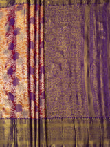 MIMOSA Rani Saree Saree — pallu and zari work detail