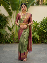 MIMOSA Saree Saree — front view on mannequin