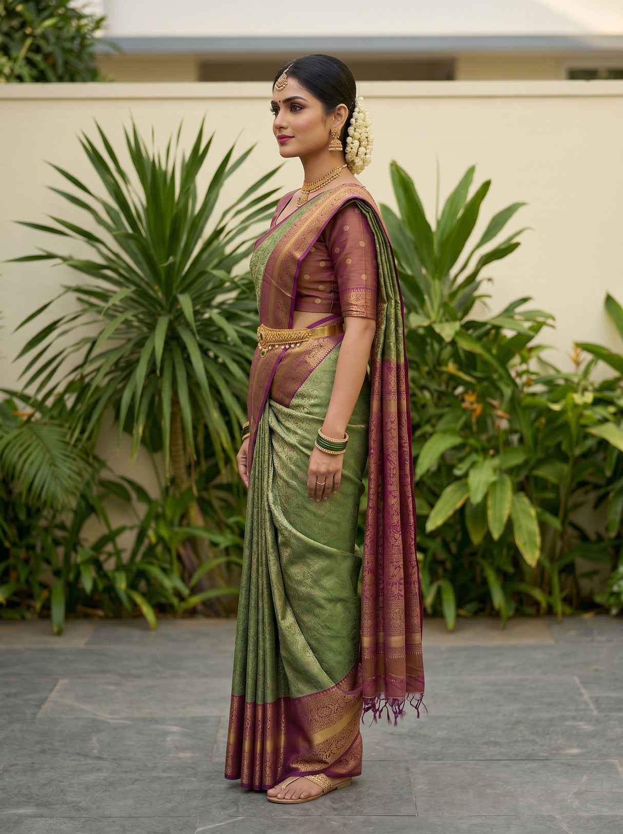 MIMOSA Saree Saree — pose 3 styling detail
