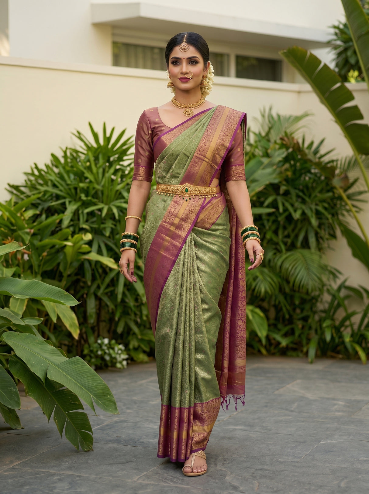 MIMOSA Saree Saree — pose 6 styling detail
