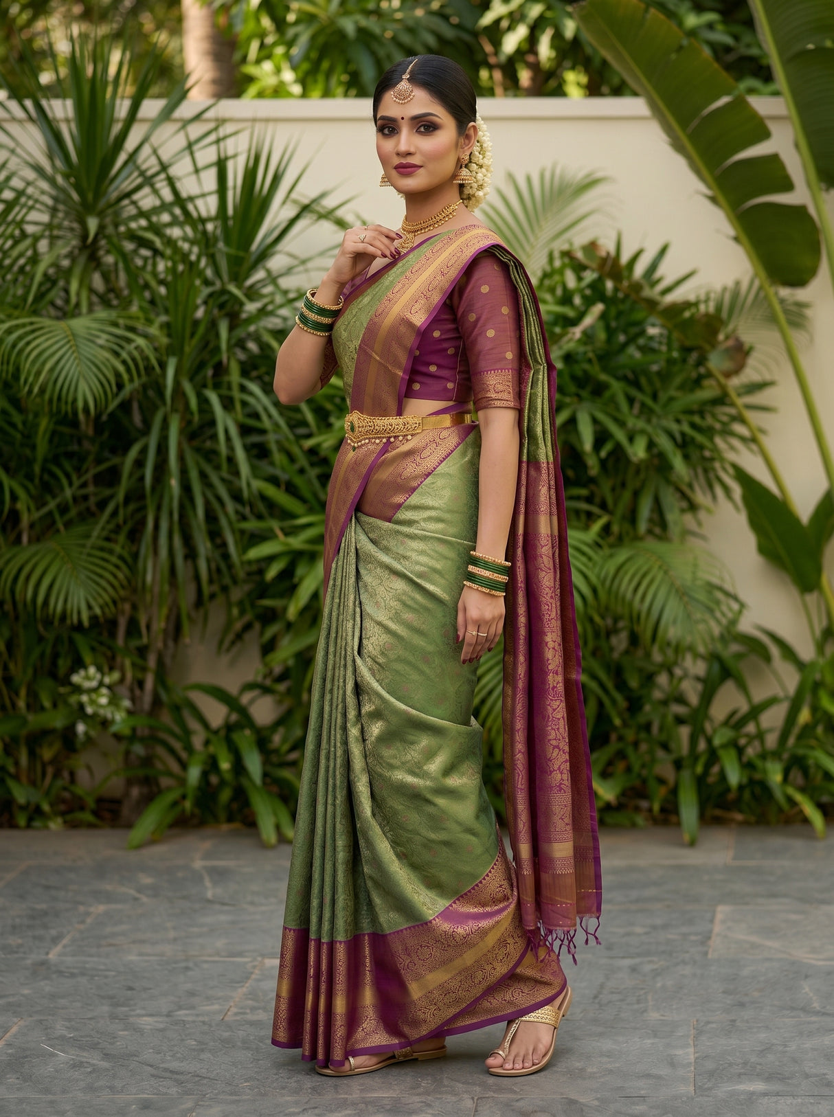 MIMOSA Saree Saree — pose 9 styling detail