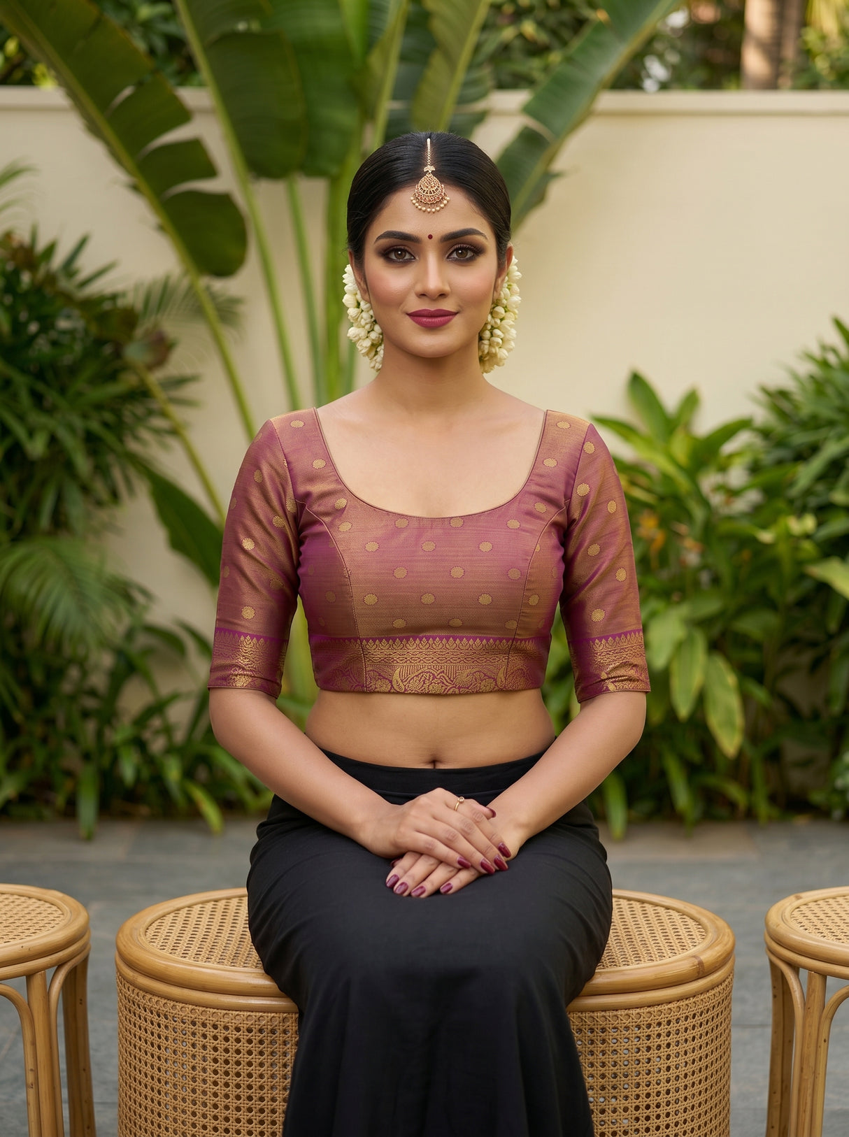 MIMOSA Saree Saree — blouse close-up