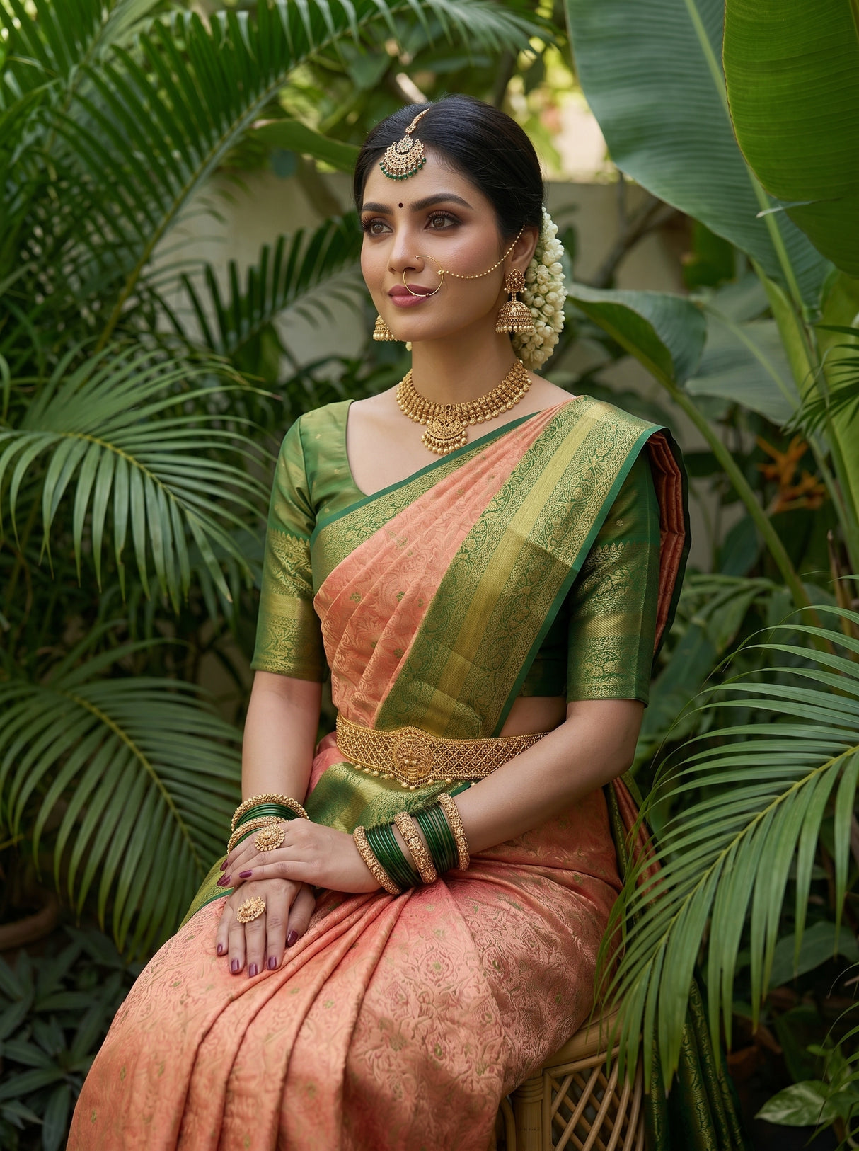 MIMOSA Saree Saree — pose 10 styling detail