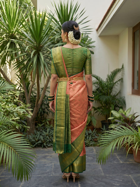 MIMOSA Saree Saree — pose 2 styling detail