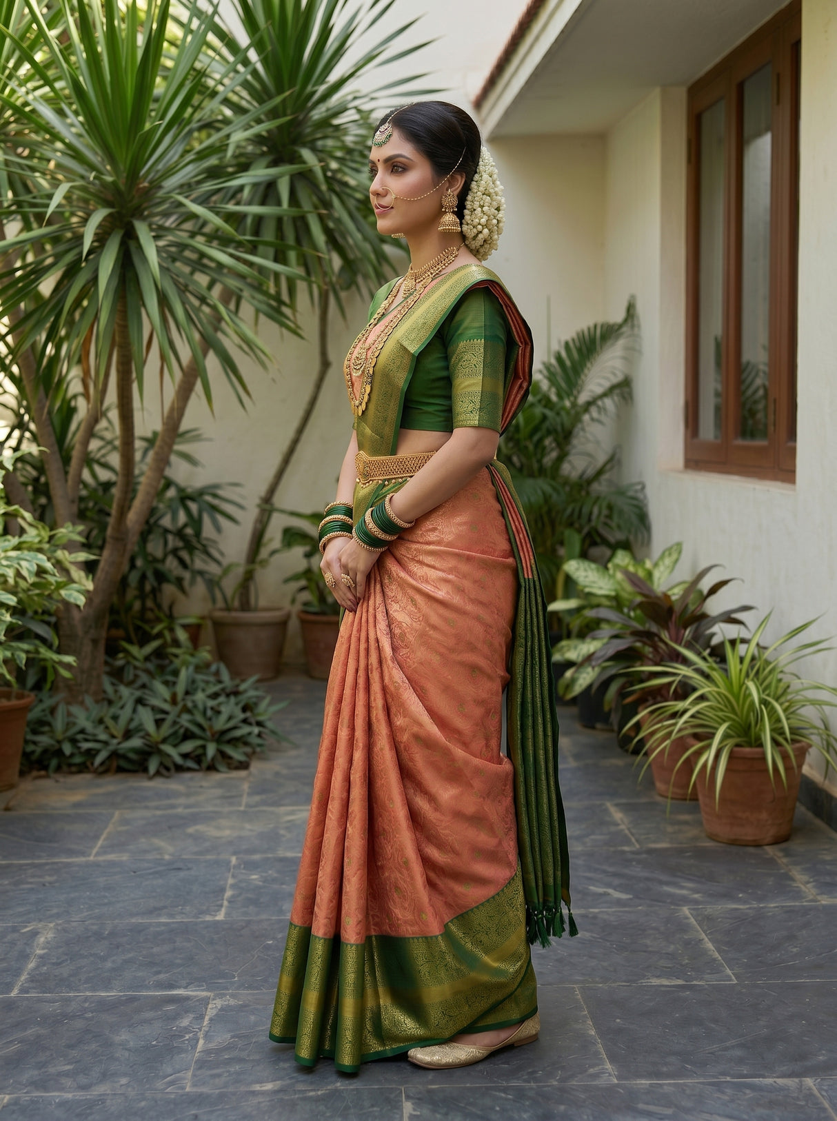 MIMOSA Saree Saree — pose 3 styling detail