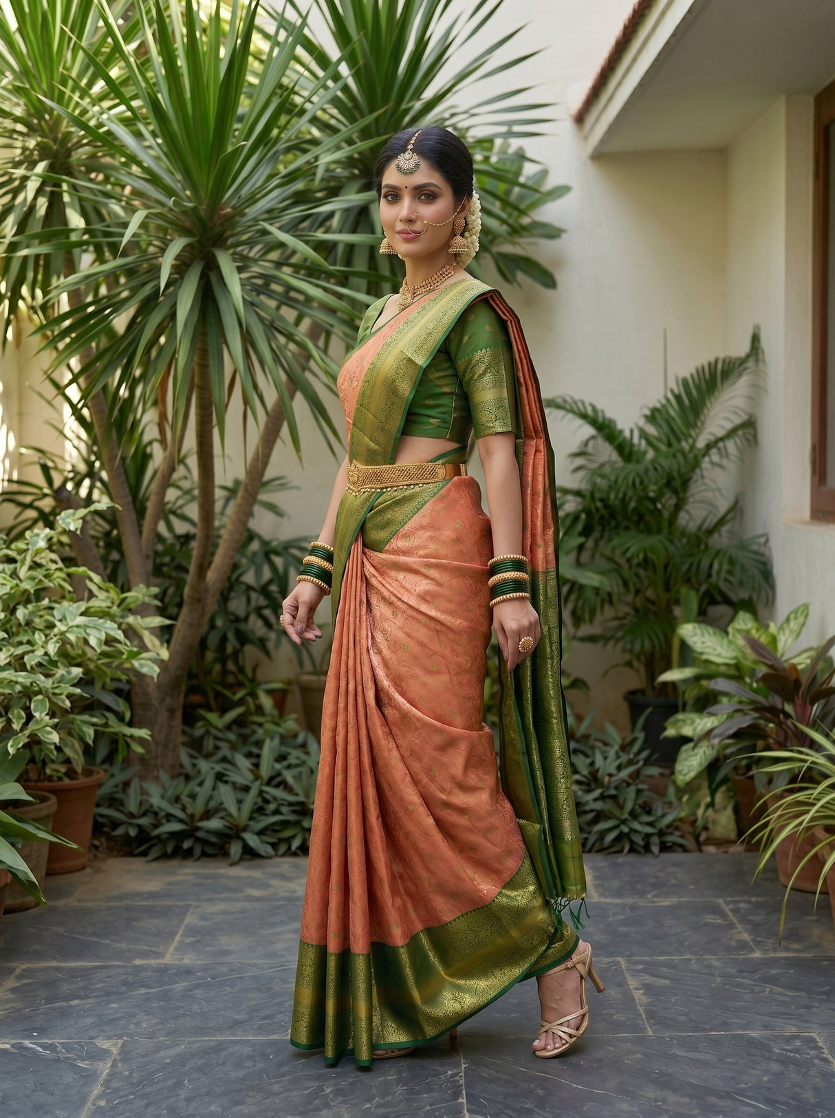 MIMOSA Saree Saree — pose 9 styling detail