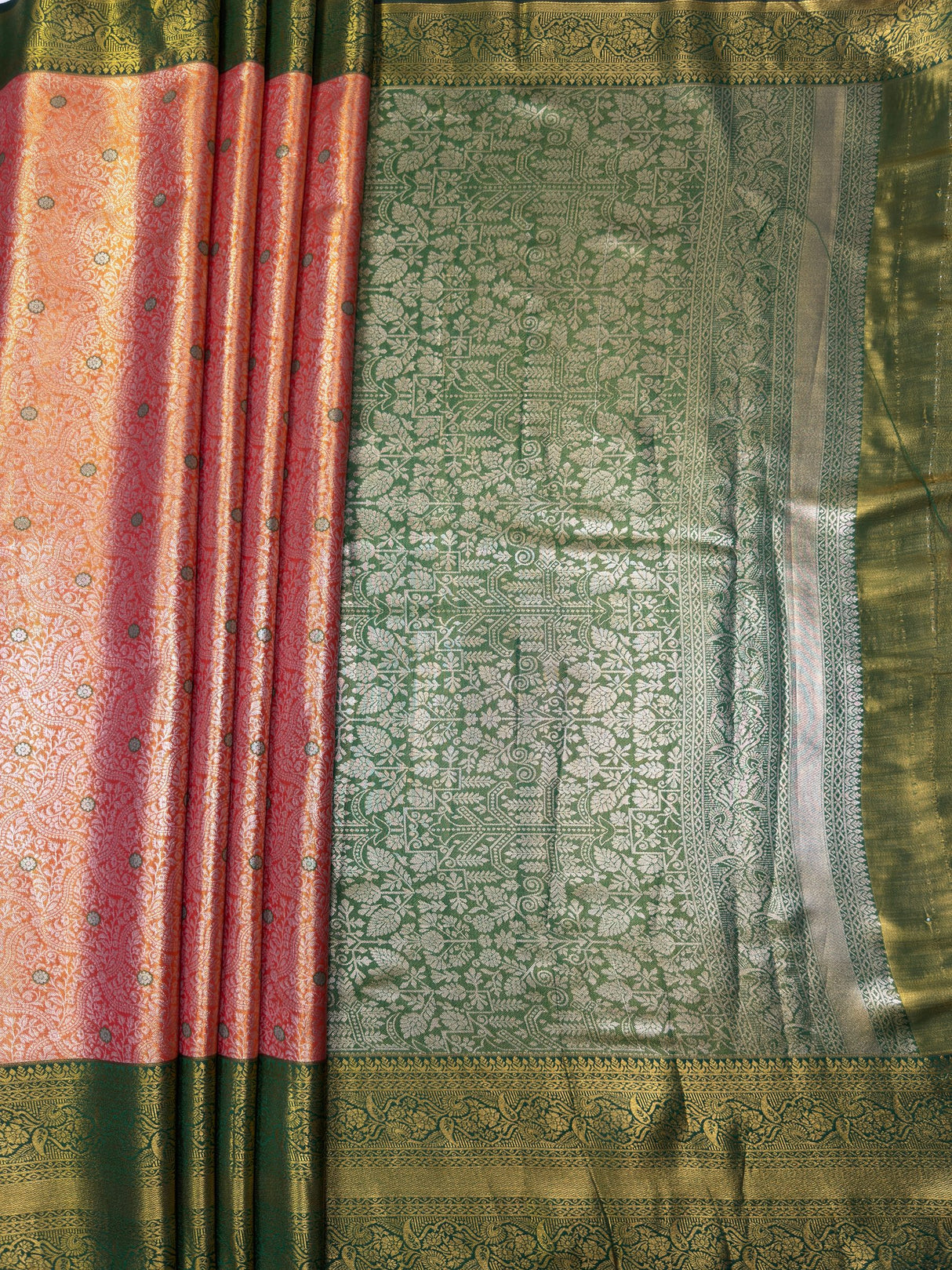 MIMOSA Saree Saree — pallu and zari work detail