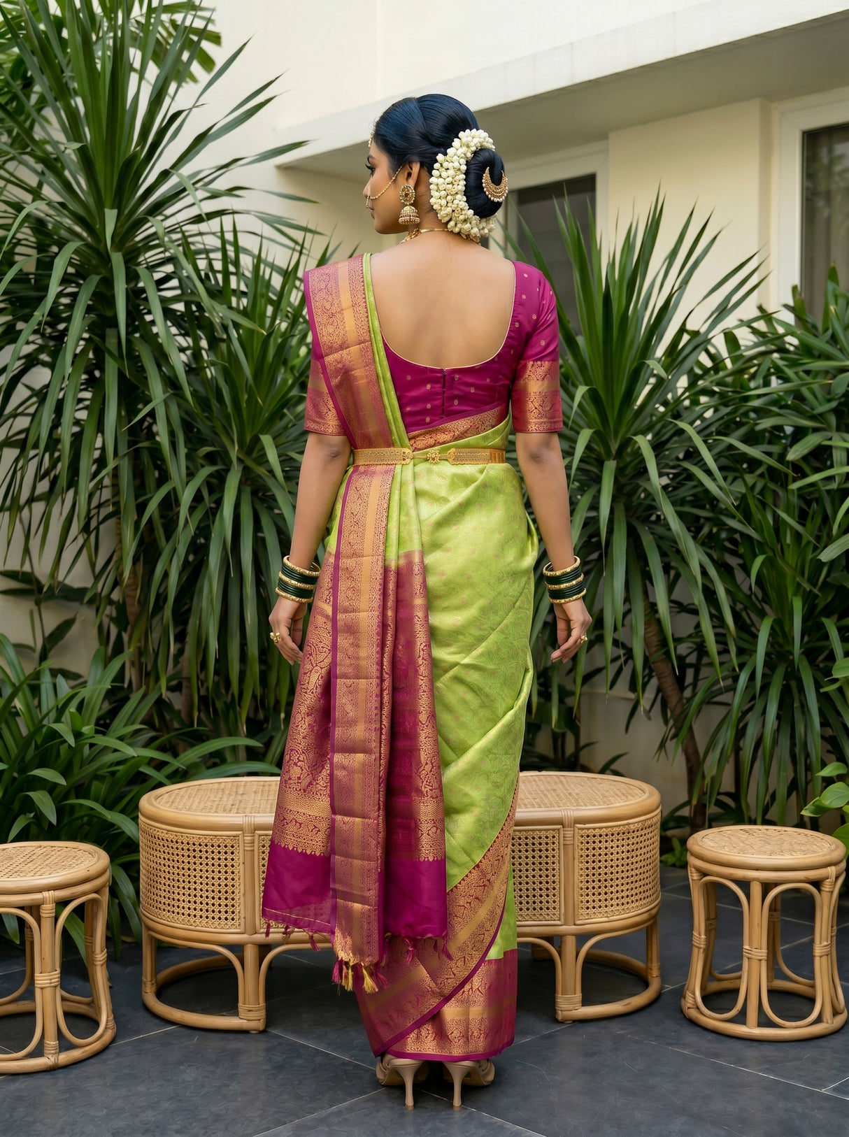 MIMOSA Saree Saree — pose 2 styling detail