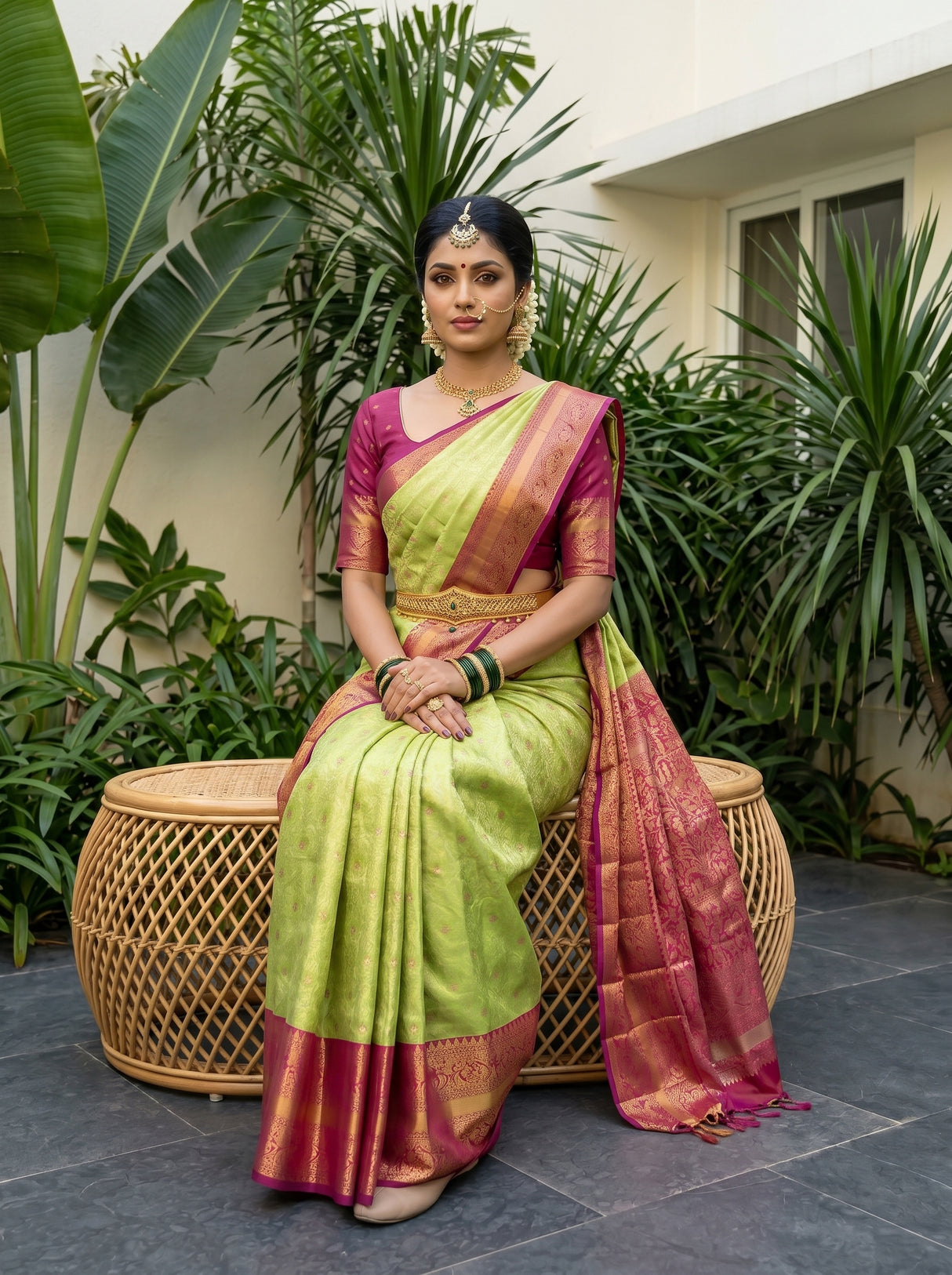 MIMOSA Saree Saree — pose 5 styling detail