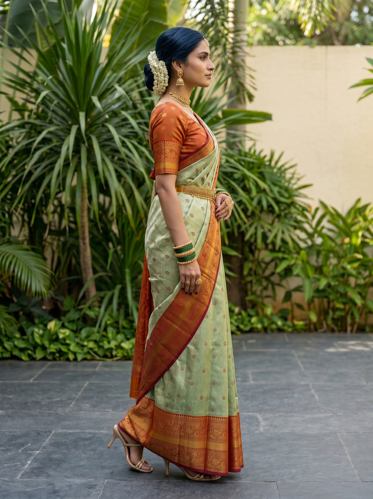 MIMOSA Saree Saree — pose 3 styling detail