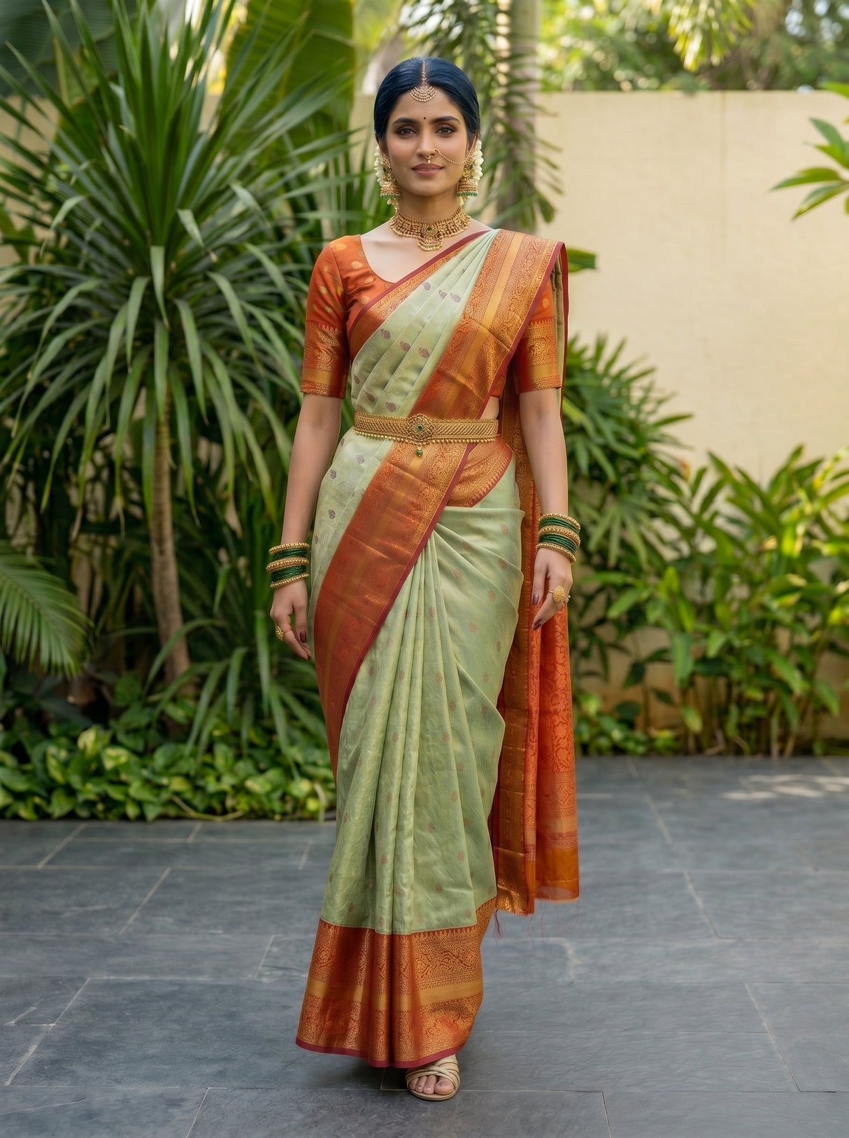 MIMOSA Saree Saree — pose 6 styling detail