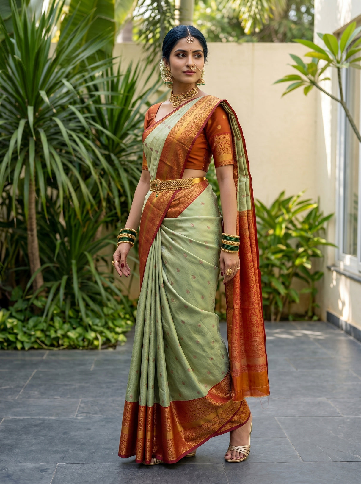 MIMOSA Saree Saree — pose 9 styling detail