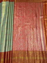 MIMOSA Saree Saree — pallu and zari work detail