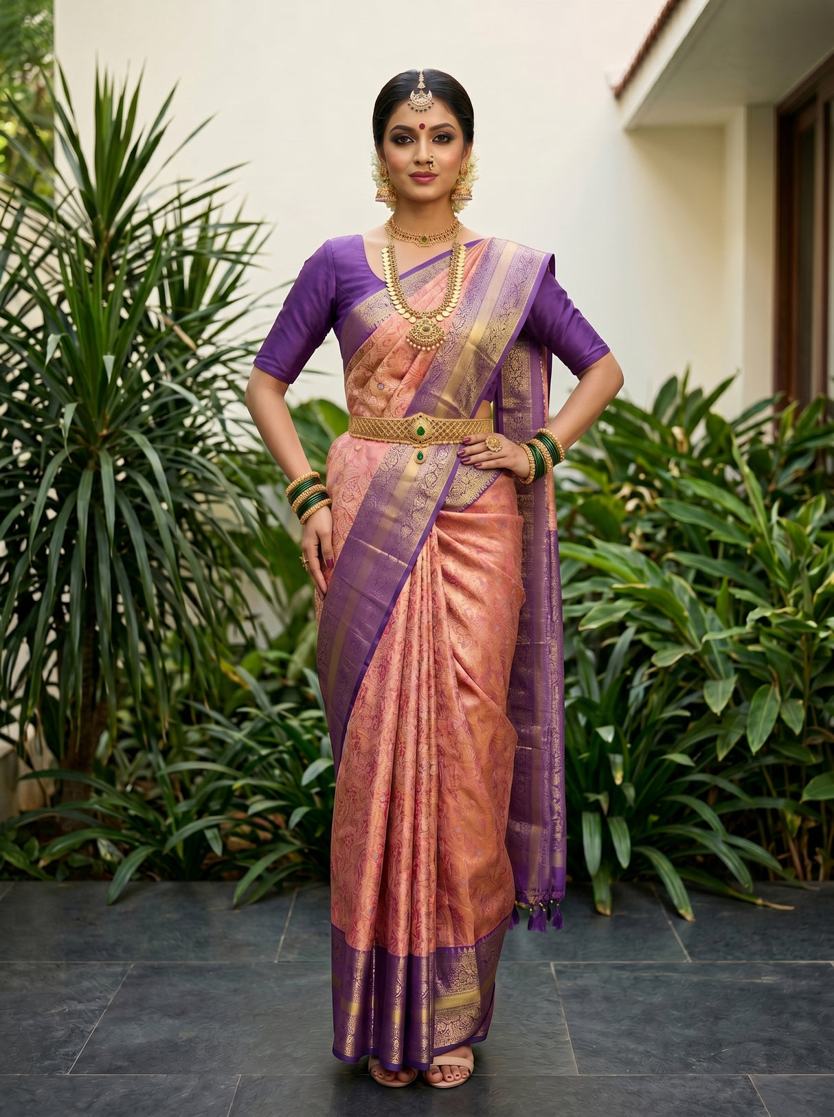 MIMOSA Saree Saree — pose 5 styling detail