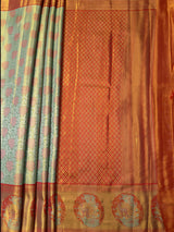 MIMOSA Saree Saree — pallu and zari work detail