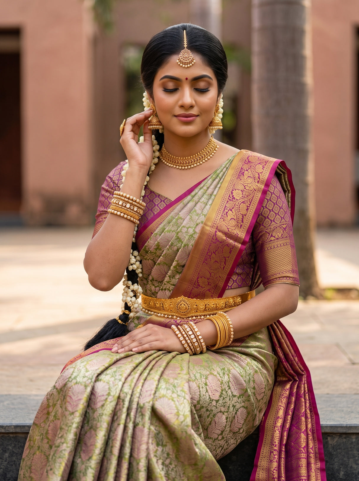 MIMOSA Saree Saree — pose 10 styling detail