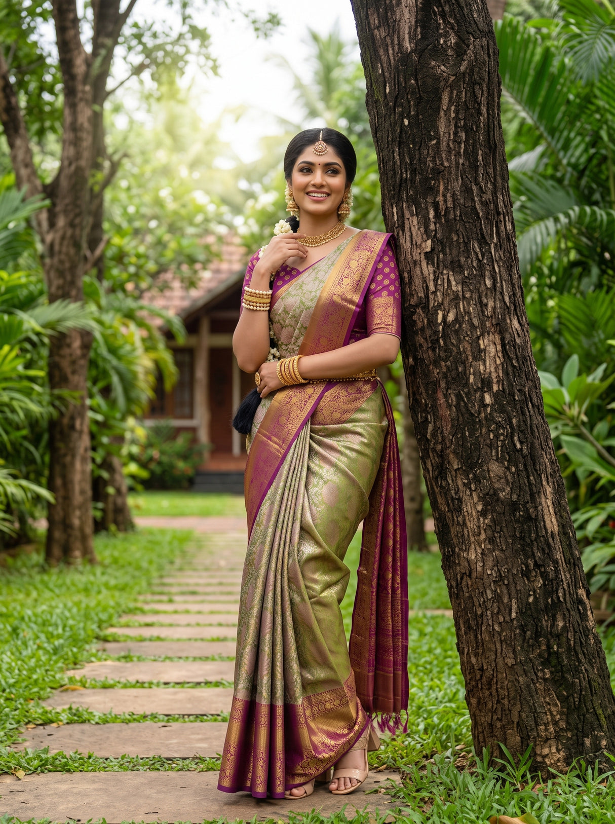 MIMOSA Saree Saree — pose 9 styling detail