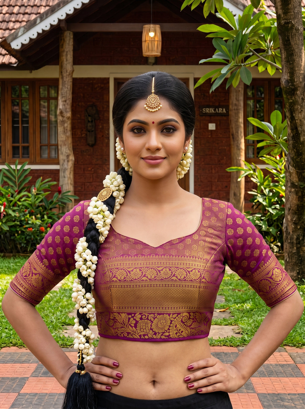 MIMOSA Saree Saree — blouse close-up