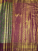 MIMOSA Saree Saree — pallu and zari work detail