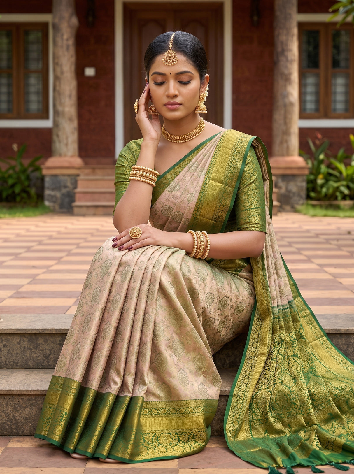 MIMOSA Saree Saree — pose 10 styling detail
