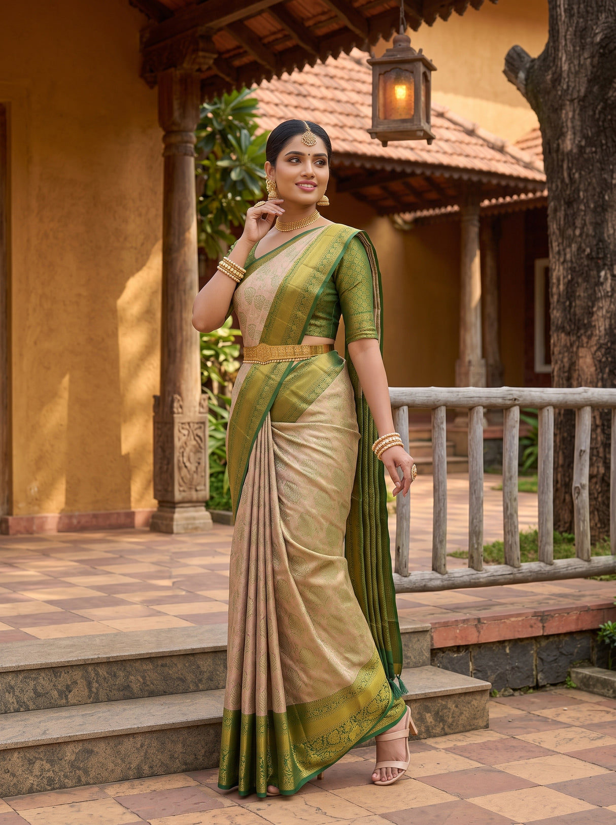 MIMOSA Saree Saree — pose 5 styling detail
