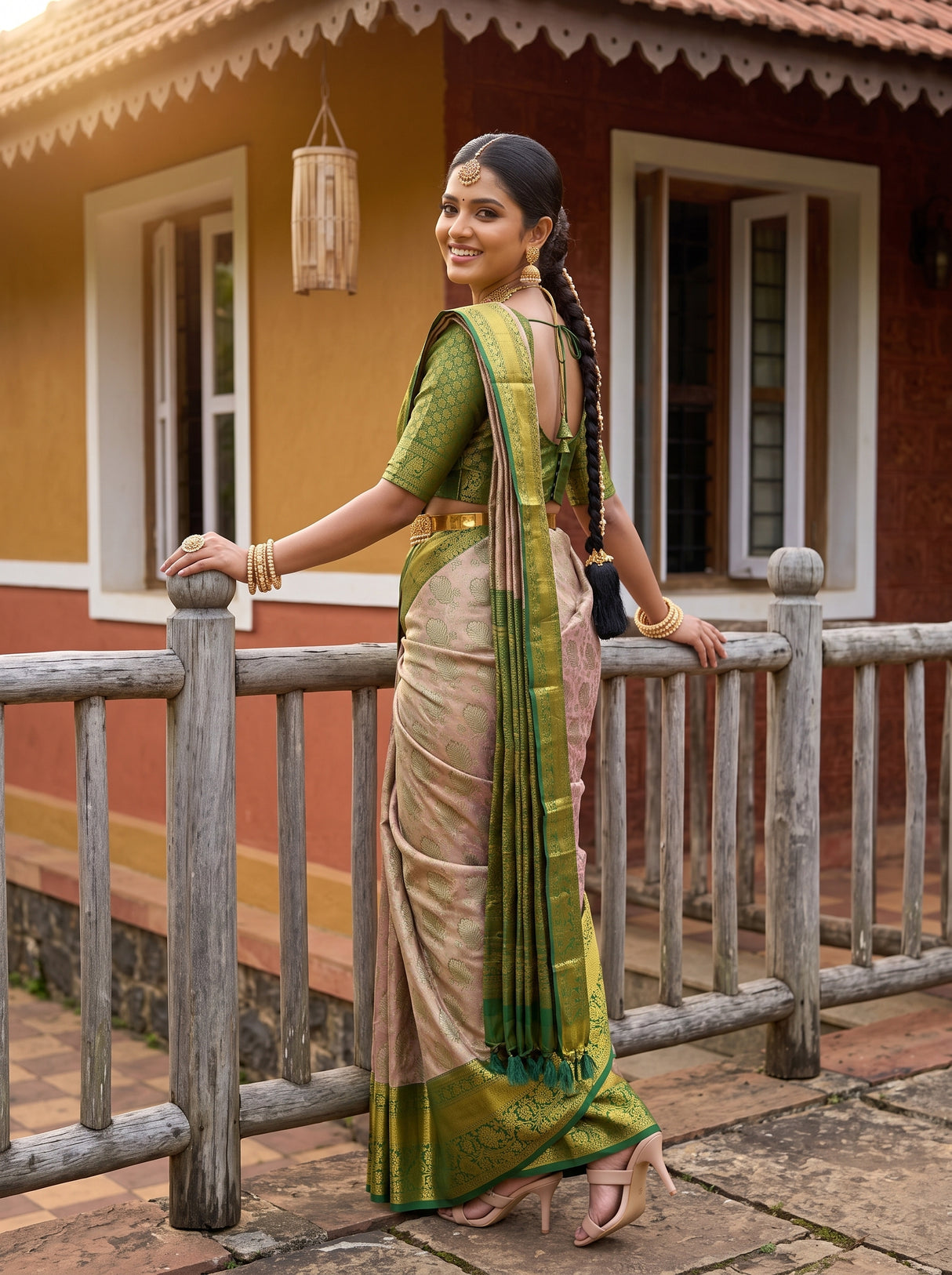 MIMOSA Saree Saree — pose 7 styling detail