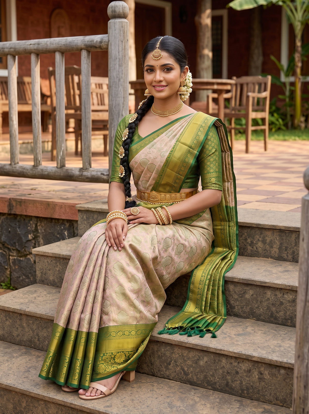 MIMOSA Saree Saree — pose 8 styling detail