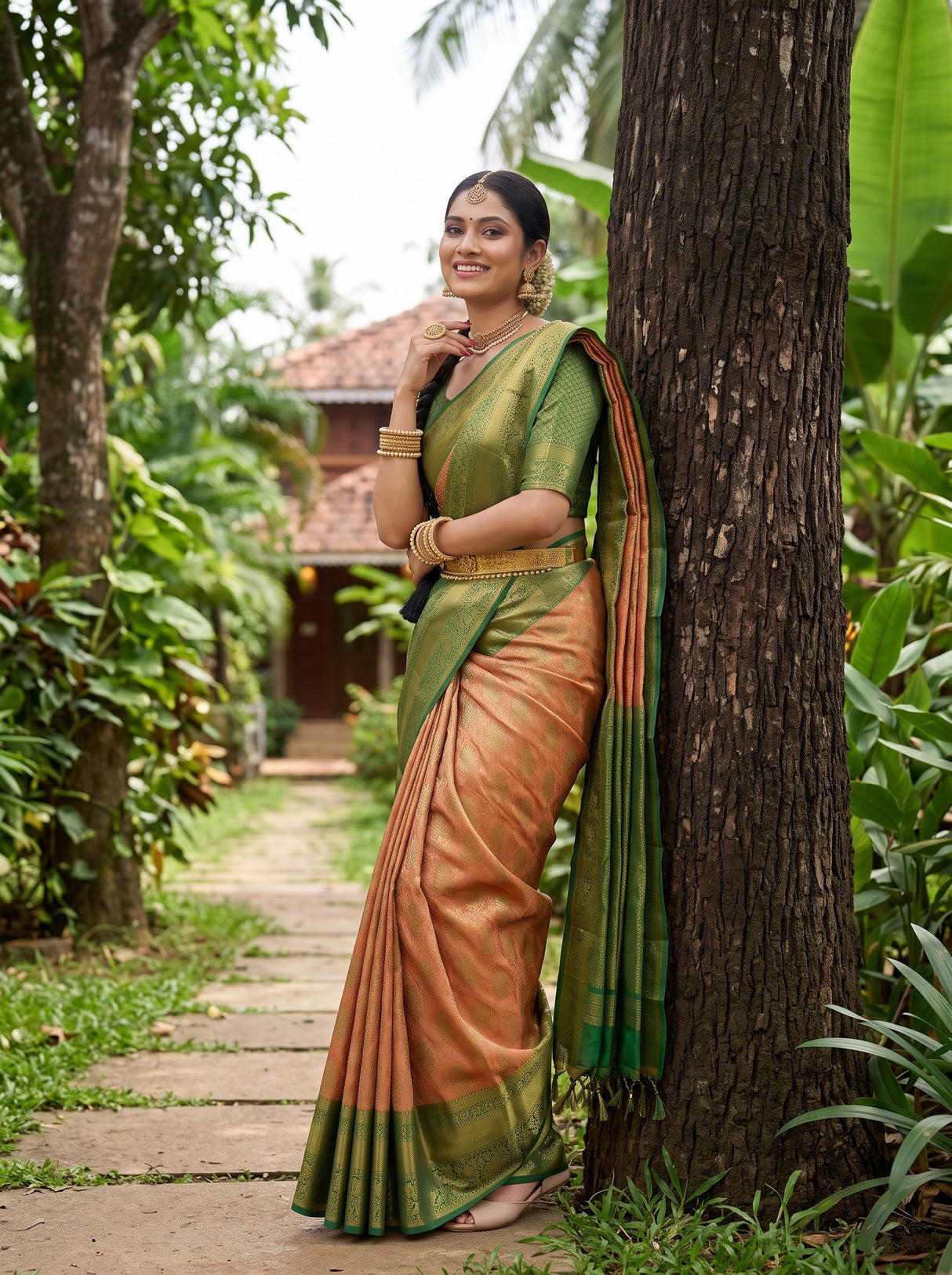 MIMOSA Saree Saree — pose 9 styling detail