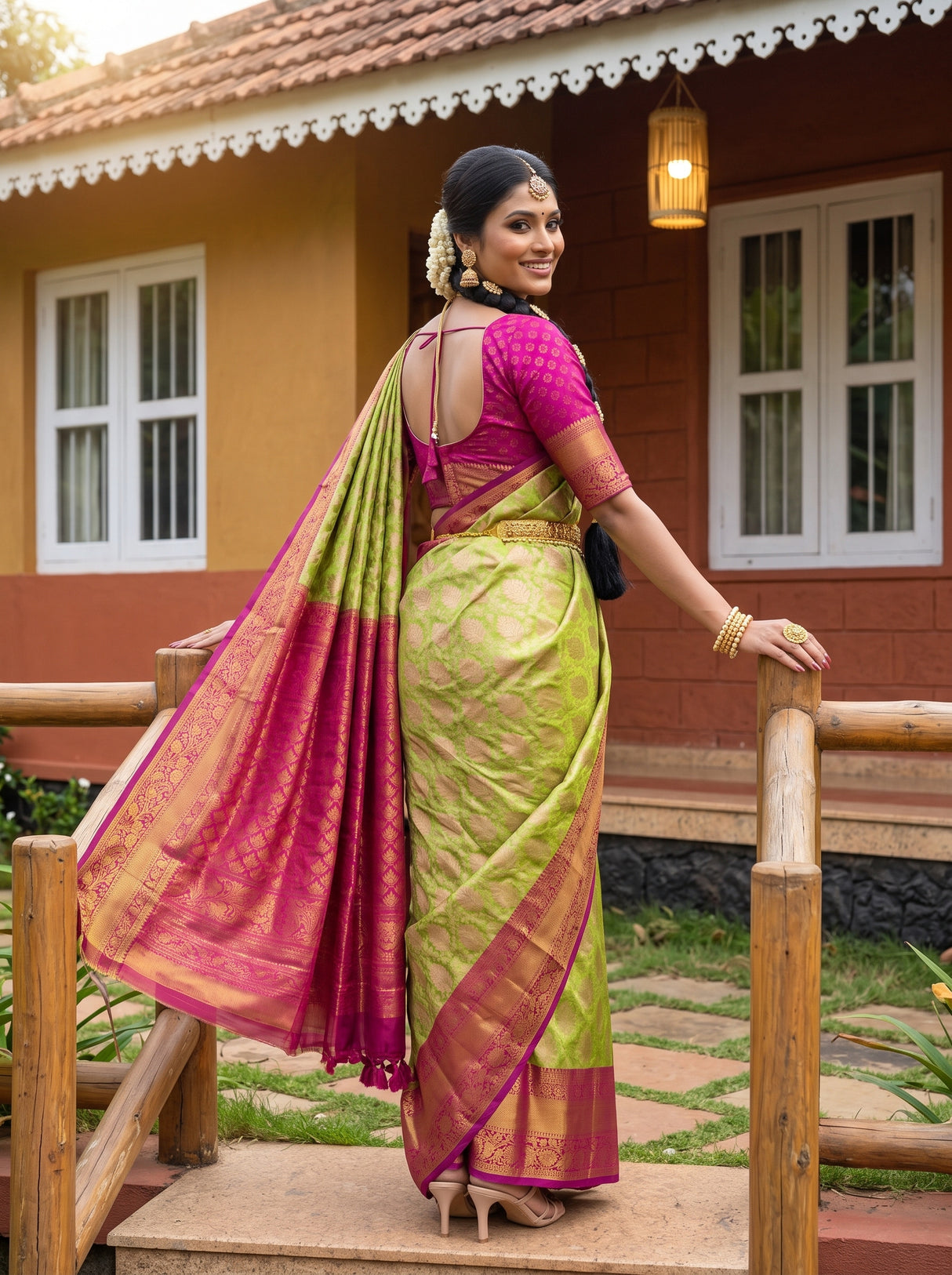 MIMOSA Saree Saree — pose 7 styling detail