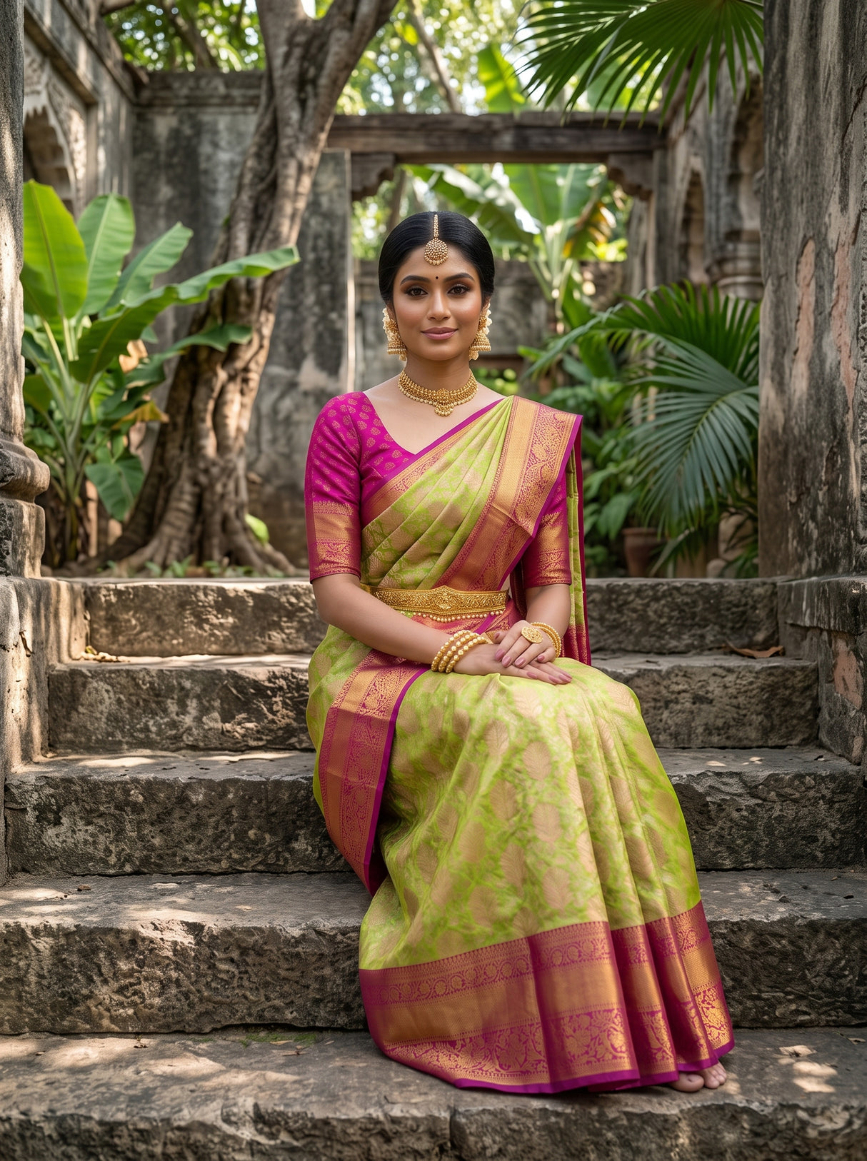 MIMOSA Saree Saree — pose 8 styling detail